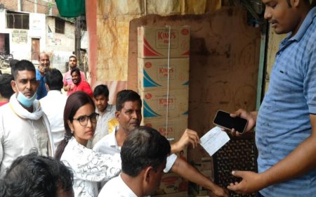 मुरैना की पुरानी सब्जी मंडी में नगर निगम का बड़ा एक्शन, अतिक्रमण हटाया, दुकानदारों के चालान काटे