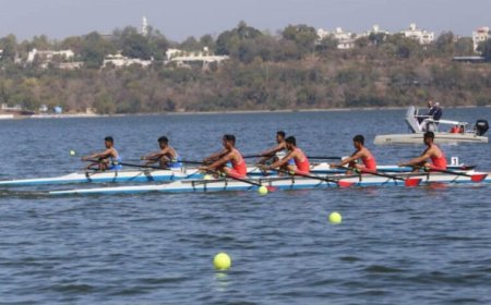 भोपाल में गूंजेगी एशिया की पतवार 2027 एशियन रोइंग चैंपियनशिप की मेजबानी को लेकर मंत्री विश्वास सारंग से मिला रोइंग फेडरेशन ऑफ इंडिया का प्रतिनिधिमंडल