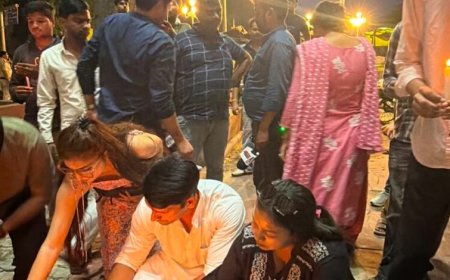 धर्मेंद्र प्रधान इस्तीफे के बाद ग्वालियर में युवा कांग्रेस ने निकाला कैंडल मार्च
