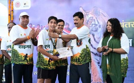 अंतर्राष्ट्रीय बाघ दिवस में भोपाल में “रन फॉर टाइगर का भव्य आयोजन