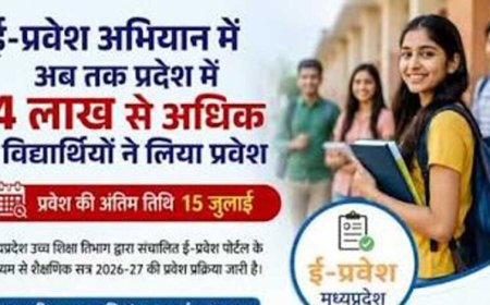 ई-प्रवेश से 4 लाख 89 हजार विद्यार्थियों को मिला घर बैठे प्रवेश
