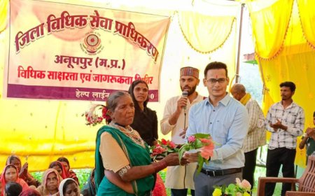 जनजातीय क्षेत्र में विधिक साक्षरता एवं ‘स्कूल चलें हम’ जागरूकता शिविर का आयोजन