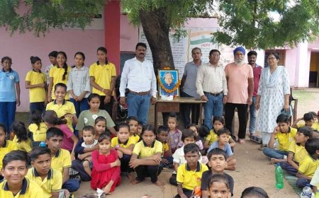 शासकीय माध्यमिक विद्यालय ओडपुरा में डाँ अब्दुल कलाम जी की पुण्यतिथि पर किया नमन