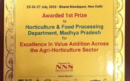 एग्री-हॉर्टिकल्चर सेक्टर में म.प्र. को मिला प्रथम पुरस्कार मुख्यमंत्री डॉ. यादव ने उत्कृष्ट प्रदर्शन पर दी बधाई