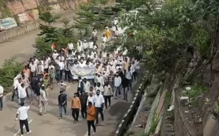 भोपाल कूच पर किसानों का मार्च, बैरिकेड तोड़ राजधानी की ओर बढ़े; CM हाउस की सुरक्षा हाई अलर्ट पर
