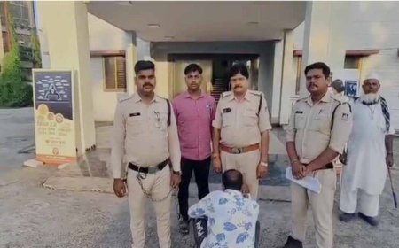 थाना निशातपुरा पुलिस की बड़ी कार्यवाही, कुख्यात 10000/-रुपये का इनामी बदमाश काला उर्फ नजफ ईरानी गिरफ्तार