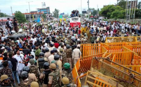 भोपाल में किसानों का बड़ा आंदोलन: सड़क पर डेरा, CM हाउस कूच की तैयारी; मूंग की 100% MSP खरीद की मांग