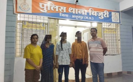 बिजुरी पुलिस द्वारा  गुम सुदा बालिका को 24 घंटे में दस्तयाब कर उसके माता पिता को किया सुपुर्द ।