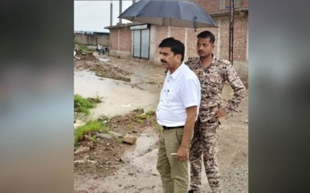 मुरैना: जलभराव मिला तो स्वास्थ्य अधिकारी पर होगी कार्रवाई, आयुक्त ने शहर का किया निरीक्षण