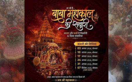 सावन-भादौ में बाबा महाकाल की 6 शाही सवारियां, उज्जैन में रोज 4 लाख श्रद्धालुओं के पहुंचने का अनुमान