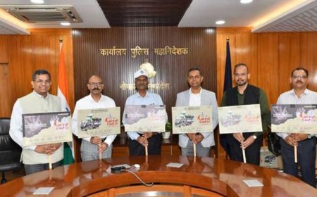 डीजीपी  कैलाश मकवाणा से एनसीबी अधिकारियों ने की सौजन्य भेंट