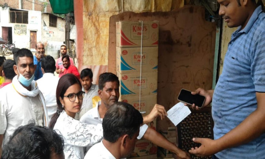 मुरैना की पुरानी सब्जी मंडी में नगर निगम का बड़ा एक्शन, अतिक्रमण हटाया, दुकानदारों के चालान काटे
