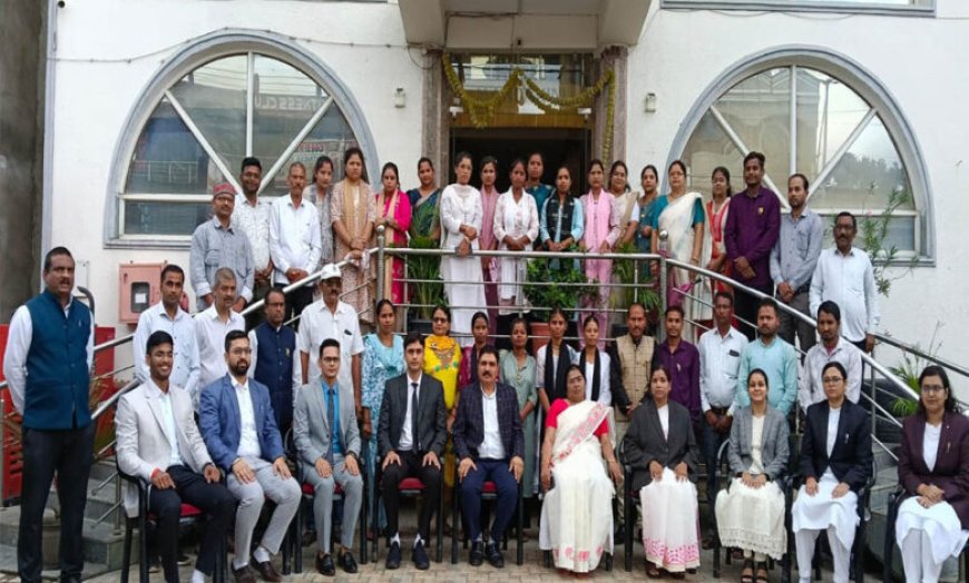पैरालीगल वॉलेंटियर्स को साइबर सुरक्षा एवं ई-कोर्ट सेवाओं का दिया गया प्रशिक्षण