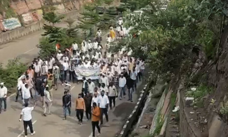 भोपाल कूच पर किसानों का मार्च, बैरिकेड तोड़ राजधानी की ओर बढ़े; CM हाउस की सुरक्षा हाई अलर्ट पर