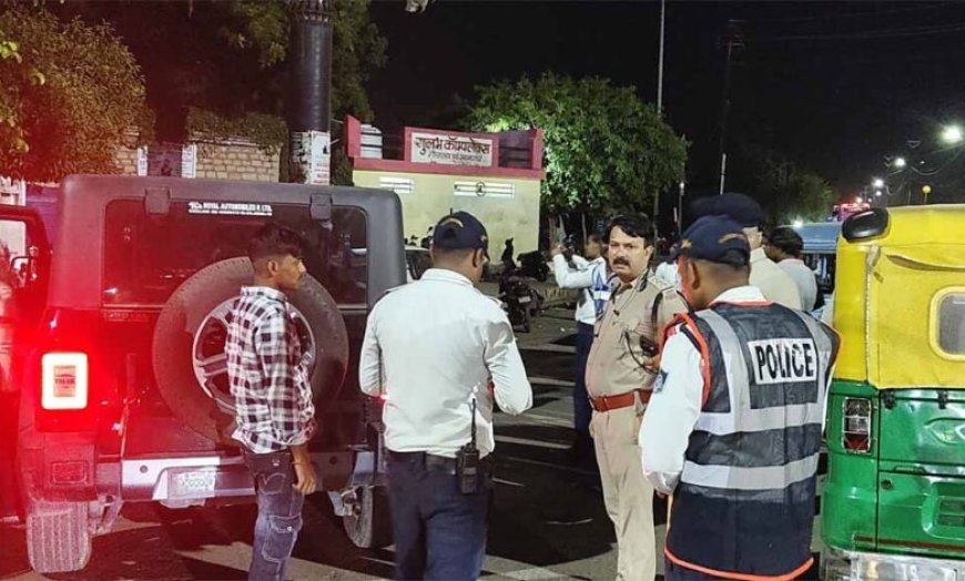 ग्वालियर पुलिस का ‘नशे से दूरी है जरूरी 2.0’ अभियान: ड्रिंक एंड ड्राइव पर कड़ा प्रहार, 05 कारें जब्त