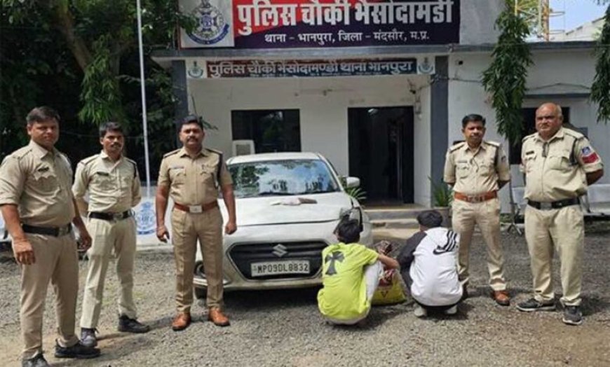 मध्यप्रदेश पुलिस की अवैध मादक पदार्थों के विरुद्ध कार्रवाई