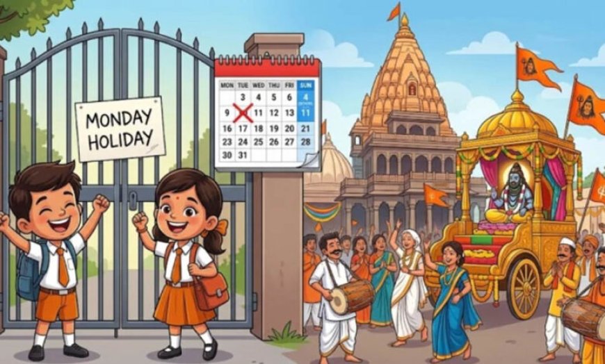 उज्जैन में स्कूलों का टाइमटेबल बदला, अगले 2 महीने रविवार को लगेंगी कक्षाएं, सोमवार रहेगा अवकाश