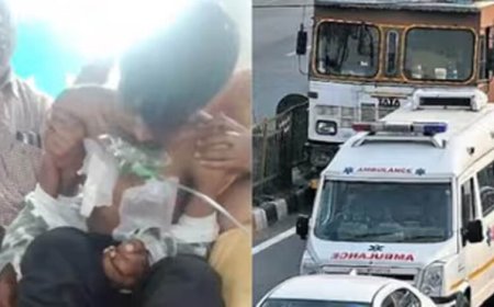 एंबुलेंस में खत्म हुई ऑक्सीजन, मां की गोद में तड़पते हुए बेटे ने तोड़ा दम; स्वास्थ्य व्यवस्था पर उठे सवाल