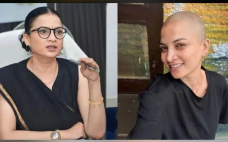 कैंसर पीड़ित बच्ची की मुस्कान के लिए कमिश्नर सविता प्रधान ने मुंडवाया सिर, सिंगरौली में मिसाल बनीं