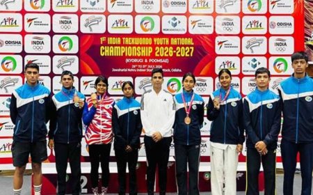 राष्ट्रीय ताइक्वांडो चैंपियनशिप में मध्यप्रदेश अकादमी का शानदार प्रदर्शन