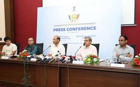 ब्रिक्स संस्कृति कार्य समूह और संस्कृति मंत्रियों की बैठक 5 से 8 अगस्त तक भोपाल में