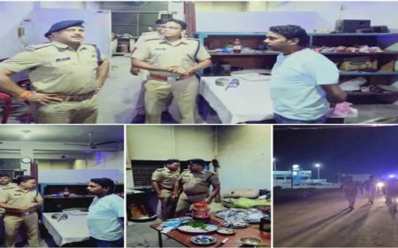 होटल-ढाबों व संदिग्धों की हुई सघन चेकिंग, विजयराघवगढ़ में पुलिस ने की पैदल पेट्रोलिंग, सुरक्षा व्यवस्था को लेकर चौकसी