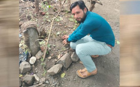प्रदेश संगठन मंत्री चंद्रशेखर राठौर ने लगाए आम का पौधे