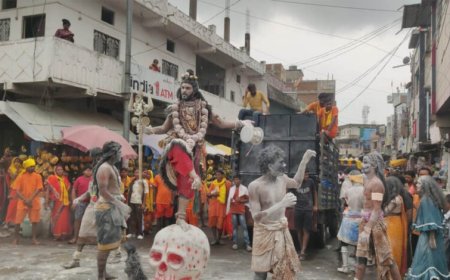 पाली से बाबा बैद्यनाथ धाम के लिए 300 से अधिक कांवड़ियों का भव्य प्रस्थान