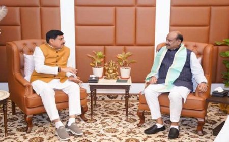 मुख्यमंत्री डॉ. यादव ने लोकसभा अध्यक्ष  बिरला से की सौजन्य भेंट