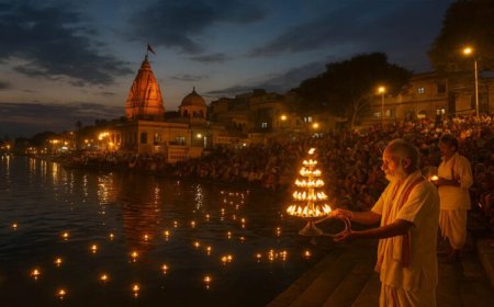 उज्जैन के रामघाट पर शिप्रा आरती को लेकर बवाल: पुरोहितों को हटाया गया, महाकाल समिति के बटुकों ने संभाली कमान