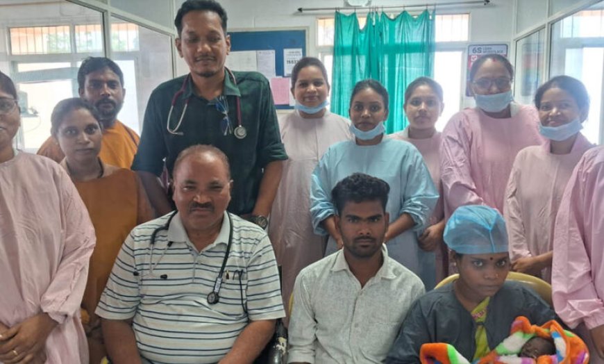 800 ग्राम के अति-कम वजनी नवजात को जिला चिकित्सालय अनूपपुर के SNCU ने दिया नया जीवन