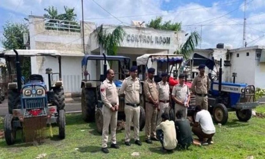 मध्यप्रदेश पुलिस की वाहन चोर गिरोहों के विरुद्ध बड़ी कार्रवाई