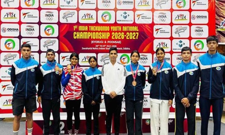 राष्ट्रीय ताइक्वांडो चैंपियनशिप में मध्यप्रदेश अकादमी का शानदार प्रदर्शन